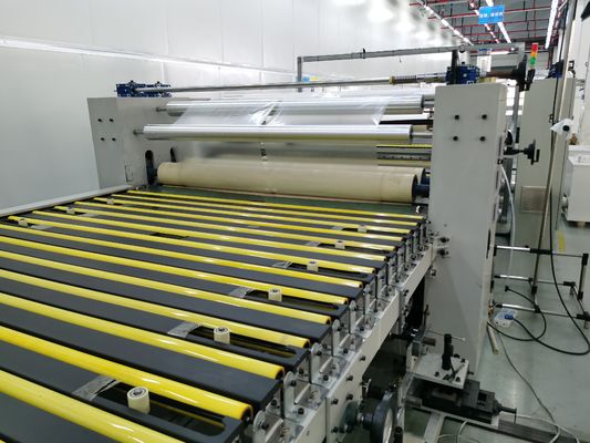 High-Speed Film Laminating Machine with Automatic Cutting for Decorative Wood Grain Applications