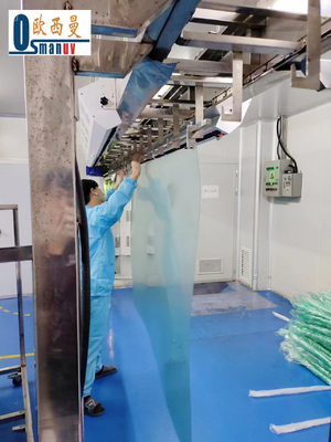 1000mm 롤러 너비 커튼 코팅 기계 부드럽고 코팅 두께 0.02-2mm
