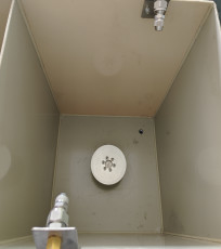 1100mm * 410mm * 1100mm 펄스 식품 컨테이너를 위한 스프레이 코팅 기계