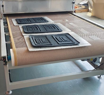 Microwave Drying Machine with Rapid Moisture Removal System for Pulp Molding Food Packaging