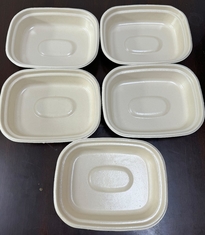 고온 물 뜨거운 오일 증명을위한 섬유 그릇 트레이 코팅