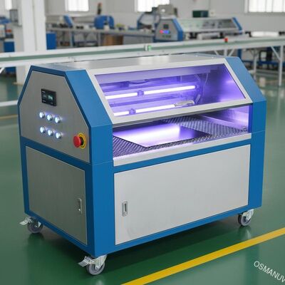에너지 절감 3 램프 자외선 가열 기계 5-20m Per Min 금속 잎 자외선 LED 기계