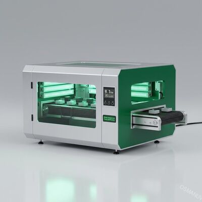 9.7KW 에너지 절약 램프 UV 식품보존 처리기, 15m/Min 녹색 Uv 주도하는 기계