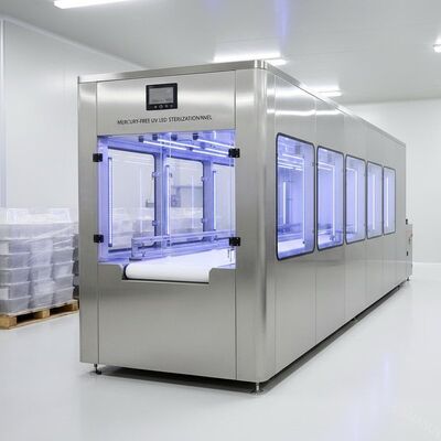 식품 포장 라인을 위한 수은 프리 UV LED 살균 터널