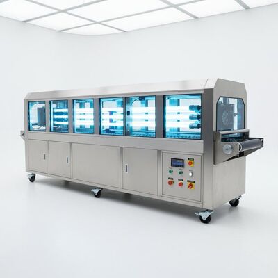 고 광택 기름 기반 코팅을 위한 고 강도 자외선 수은 완화 터널