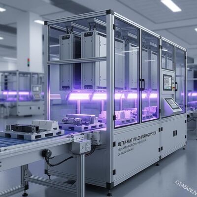 석유 기반 코팅에 대한 초고속 UV LED 경화 시스템 - 고속 생산 라인 솔루션
