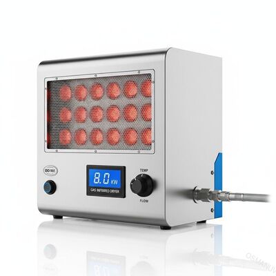 ISO9001 8KW 천연가스 적외선 건조 기계