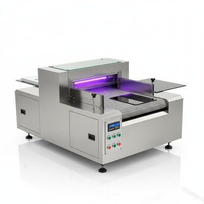 스테인레스 강 컨베이어 벨트 Uv 식품보존 처리기 종이 PVC 영화, 아크릴과 다른 비행기 확대된 UV 식품보존 처리기