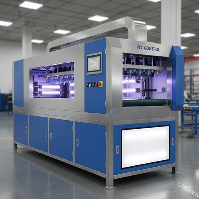 PLC 통제 빛을 위한 388KW 살포 UV 코팅 기계