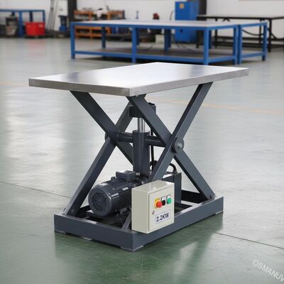 리프트 높이 2.2KW 소형 유압식 엘리베이터 테이블 유형 1800mm