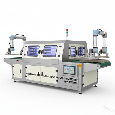 넓은 코팅 Uv 자동 선적 및 하역 기계 4KW 1600mm