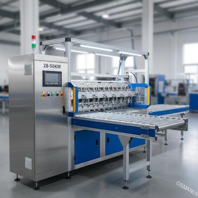 28 - 컨베이어 체계를 가진 50KW Tec 조명 스프레이 코팅 기계