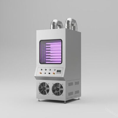 인쇄 강제 공기 냉각을 위한 380V 850 밀리미터 높이 Uv 경화 시스템
