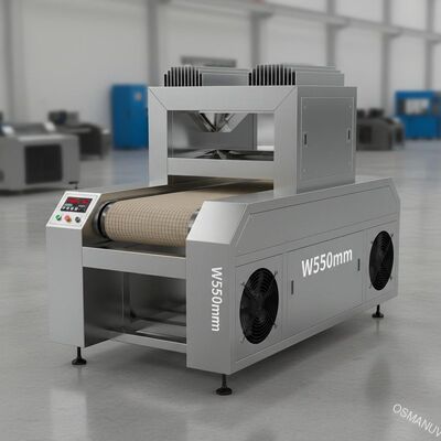 기계 공기 냉각 시스템을 치료하는 6.8KW W550mm 컨베이어 벨트 UV