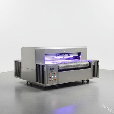 테플론 메시 벨트와 18KW 1.5 밀리미터 두꺼운 Uv 바닥 식품보존 처리기