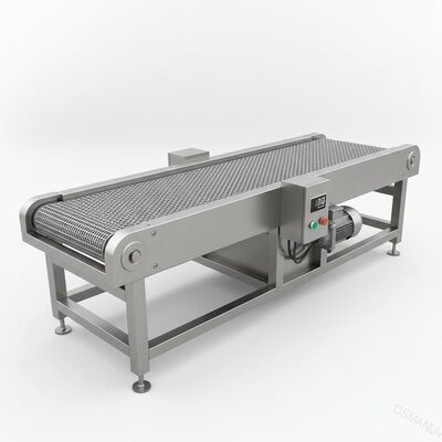 W1320mm 1m/Min 스테인레스 강 컨베이어 벨트 기계 / 메시 벨트 컨베이어