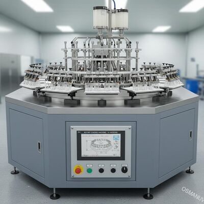 로터리 코팅 머신 24 식품 포장 산업용 작업 스테이션 진공 흡수 컵