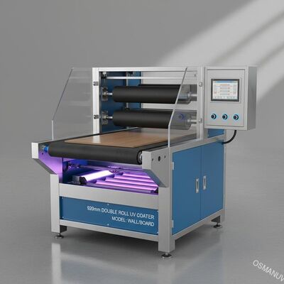벽/판을 위한 920mm 폭 두 배 목록 UV 코팅기 기계