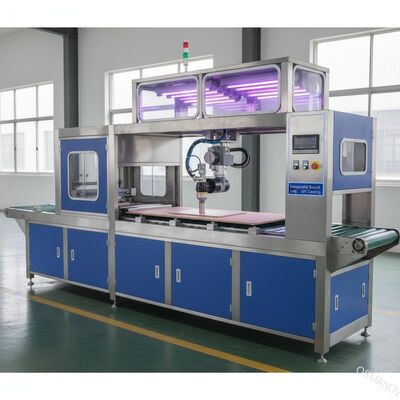 통합 널 라인 UV 코팅 기계 1500mm 스프레이 건 380VAC