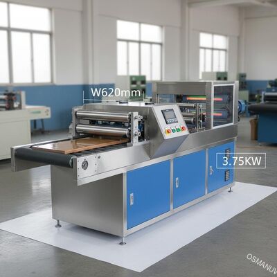 나무를 위한 W620mm 3.75KW 롤러 코팅 장비 / Uv 코팅기기