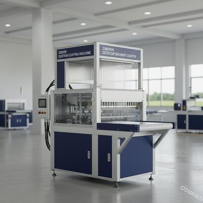 380 kw 커튼 코팅 기계, 20m/Min 데스크탑 쇄도 코딩기