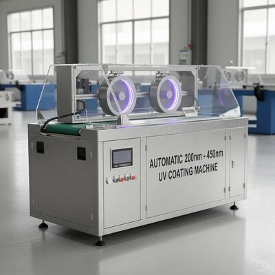 BKC 보온장치를 가진 자동적인 200nm - 450nm UV 코팅 기계