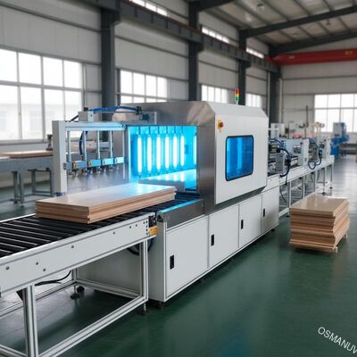 간격 150mm 널을 위한 분무 도장 생산 라인 UV 코팅 기계