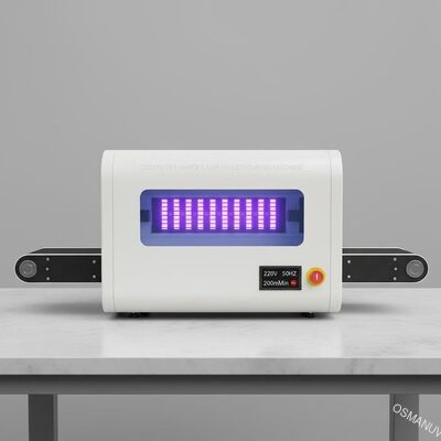 220V 50HZ 컴퓨터 하얀 램프 UV는 식품보존 처리기 200m/Min을 이끌었습니다