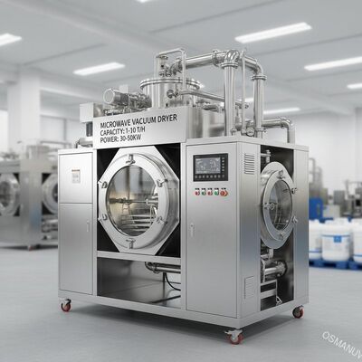 30-50KW 맞춤형 마이크로파 진공 건조 장비 용량 1-10T/H