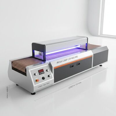 1387mm 9.7KW 자외선 램프 완화 기계 380V 50HZ 전원 공급 전압