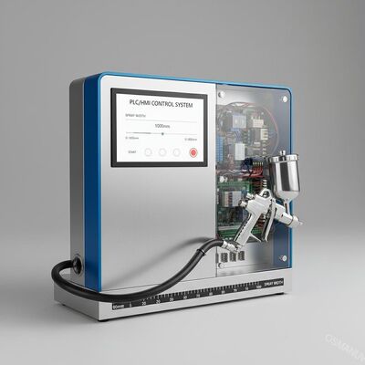 PLC/HMI 제어 시스템 수동 스프레이 총 0-1000mm 스프레이 너비 스프레이 코팅 기계