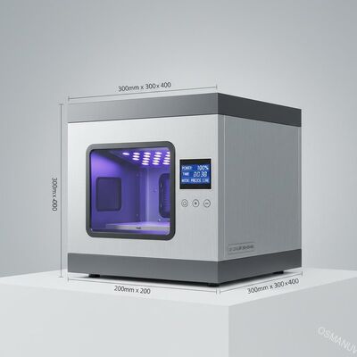 300mm*300mm*400mm UV LED 경화 기계 200mm*200mm 경화 영역 및 정밀 경화