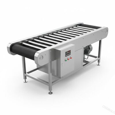자동 컨베이어 벨트 전송 기계 2m * 0.6m * 1.5m 50kg / h의 특징