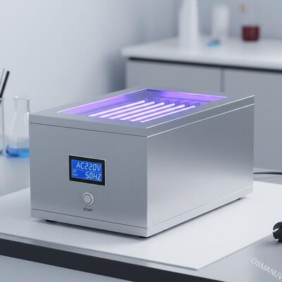 AC220V 50HZ 전원 공급 300mm * 400mm 영역에 대한 자외선 완화 기계 365nm 램프