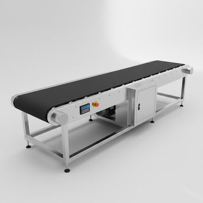 2m * 0.6m * 1.5m 고무 벨트 자동 작동과 함께 컨베이어 벨트 기계