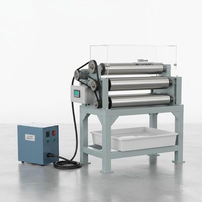 220V/50Hz 전원 공급 및 1000mm 최대 코팅 너비 페인트용 롤러 코팅 장비