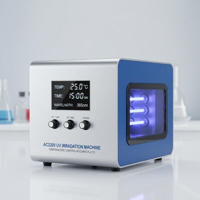 AC220V UV 방사선 기계, 온도 조절 정확도 ±1C, 파장 365nm