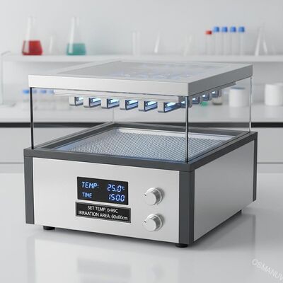 온도 제어 범위 0-99C UV 방사선 기계와 60 * 60cm 방사선 영역