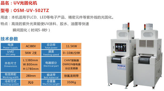 1.5 밀리미터 두께 11.5KW Uv 경화 공작 기계 내부 반사 렌즈