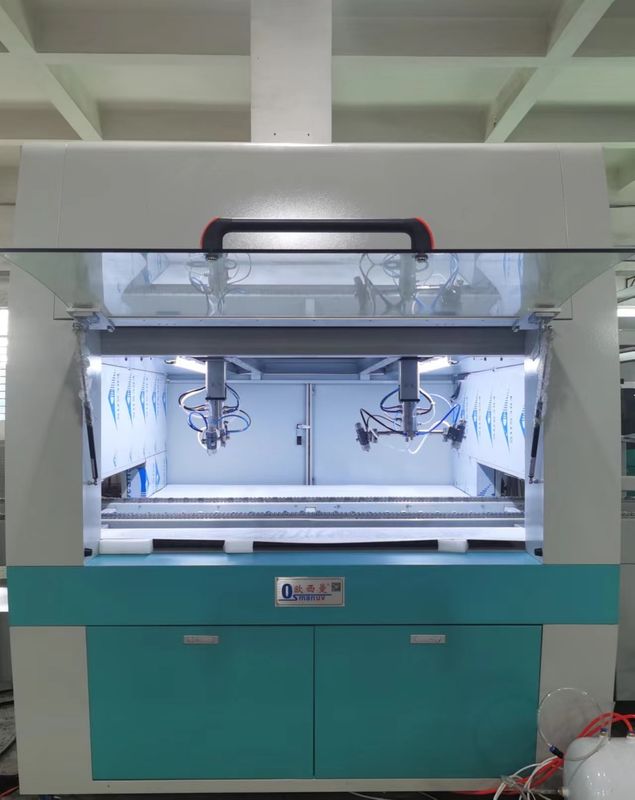 1100mm * 410mm * 1100mm 자동 스프레이 코팅 기계 1.0-1.5mm 스프레이 총 직경