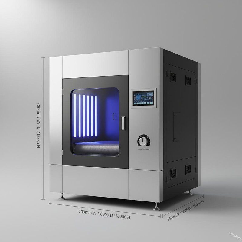 PLC 제어 자외선 완화 기계 0.2-50mm 완화 두께 500mm * 600mm * 1000mm 차원
