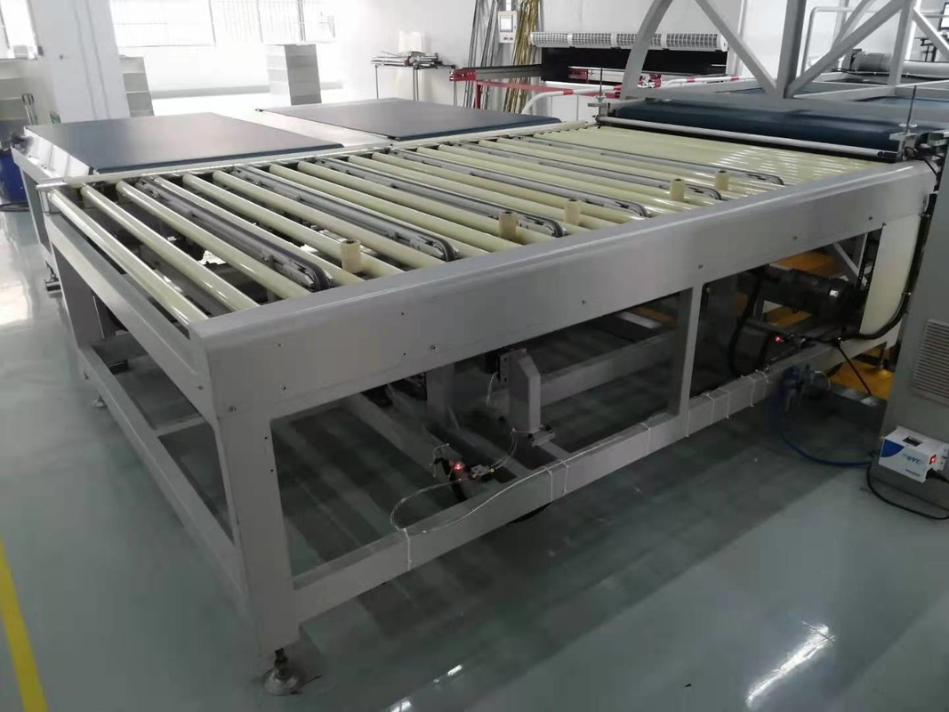 2m * 0.6m * 1.5m 고무 벨트 자동 작동과 함께 컨베이어 벨트 기계