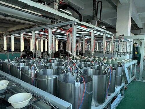 High-Throughput 24-Position Automatic Spin Coating System – For Wafer, Glass, OLED Substrates – Customizable Dispensing