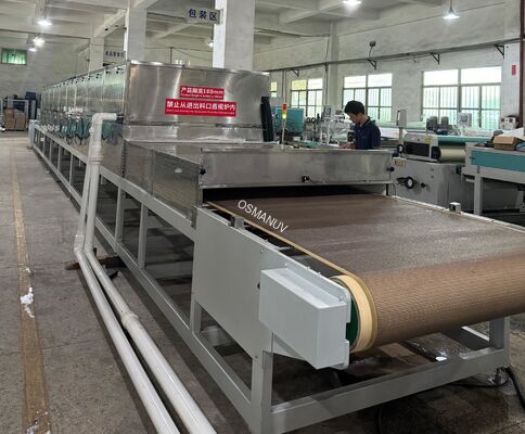 Industrial Microwave Drying Tunnel for Pulp Molding & Bulk Foods - Continuous Conveyor System