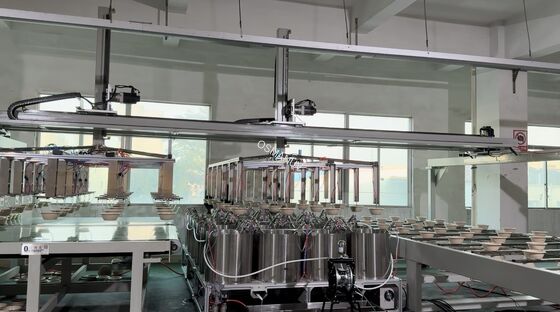 High-Efficiency Pulp Molding Coating Machine Spin Coating Production Line with Customizable Station Configuration and Integrated Drying
