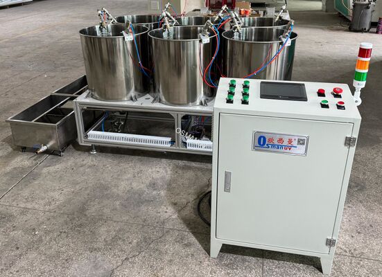 Precision 6-Position Rotary Coating System for Molded Pulp Food Packaging - Uniform Film Thickness Control