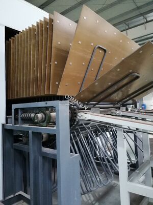 Heavy-Duty Folding Plate Turnover Machine for Plywood & MDF Lines – 180° Sheet Flipper with Customizable Arm Spacing
