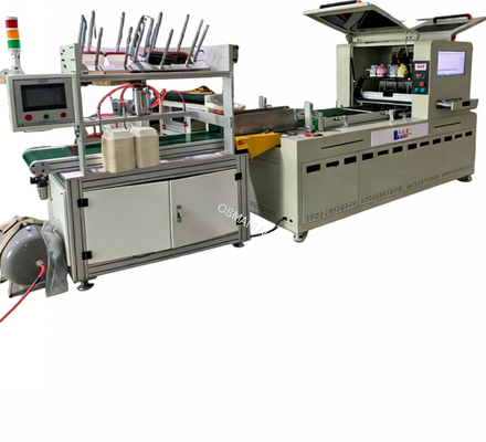 High-speed single-pass digital printer with 150 m/min printing speed customizable up to 2,500 mm width and CMYK + white + varnish configurations