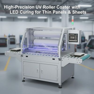 High‑Precision UV Roller Coater with LED Curing for Thin Panels & Sheets