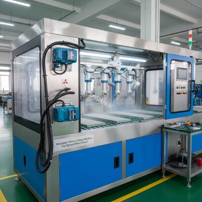 Mitsubishi Servo Motor Spray Coating Machine For Cement Fiberboard